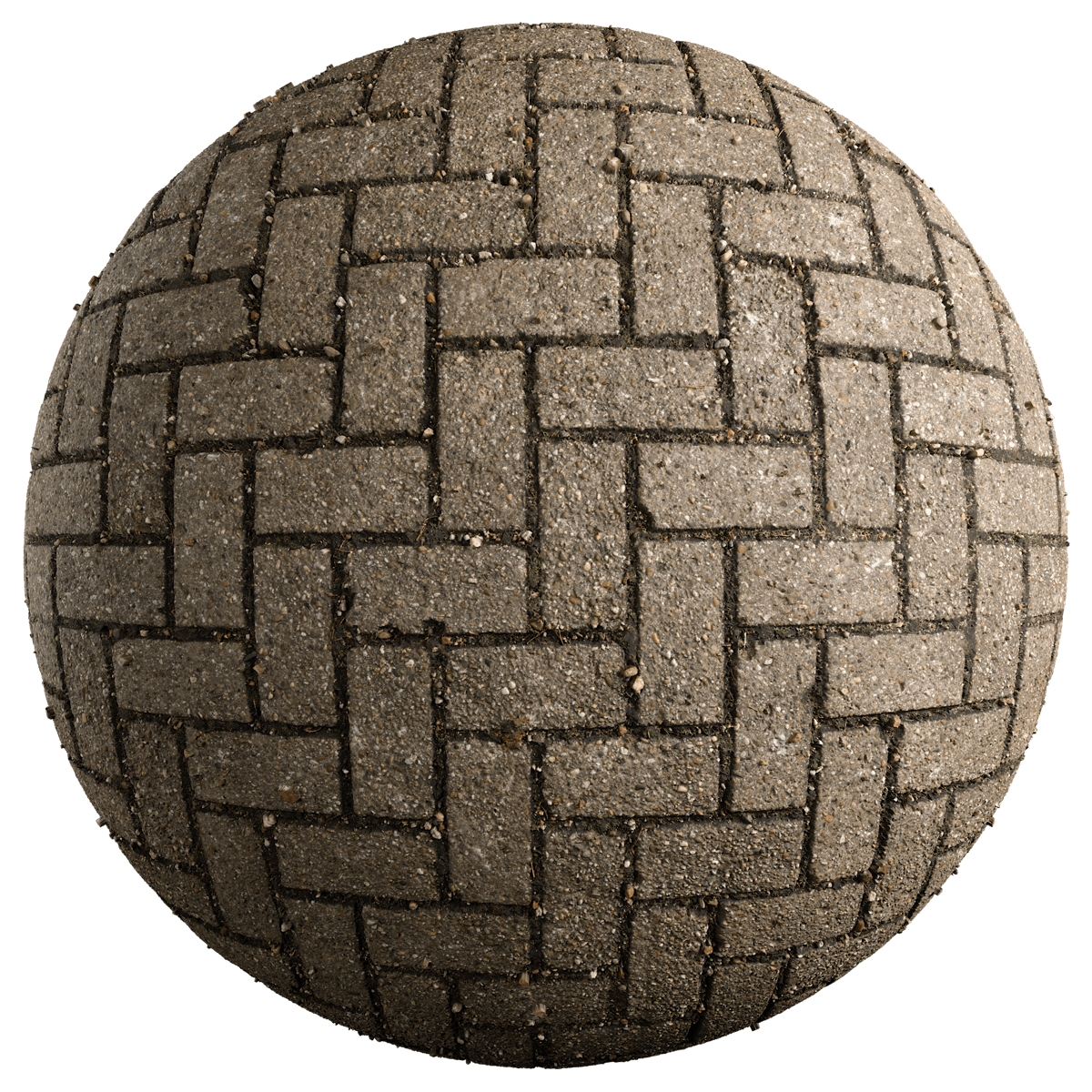 Seamless Herringbone Pavement Texture