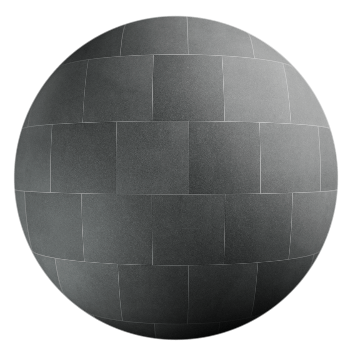Grey Stone Tiles Texture - Seamless PBR Material