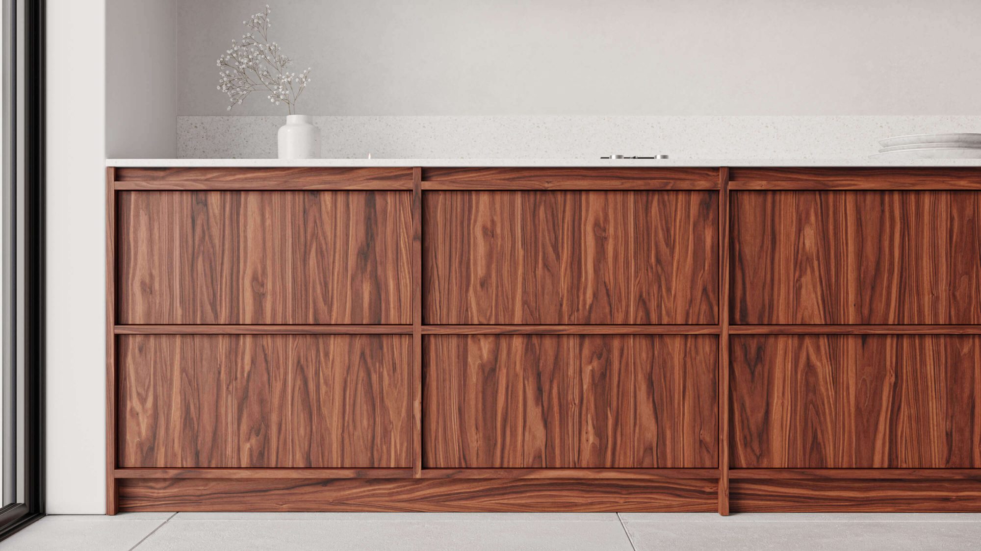 Seamless Walnut Wood Veneer Texture | Materials Of The World Seamless Walnut Wood Veneer Texture