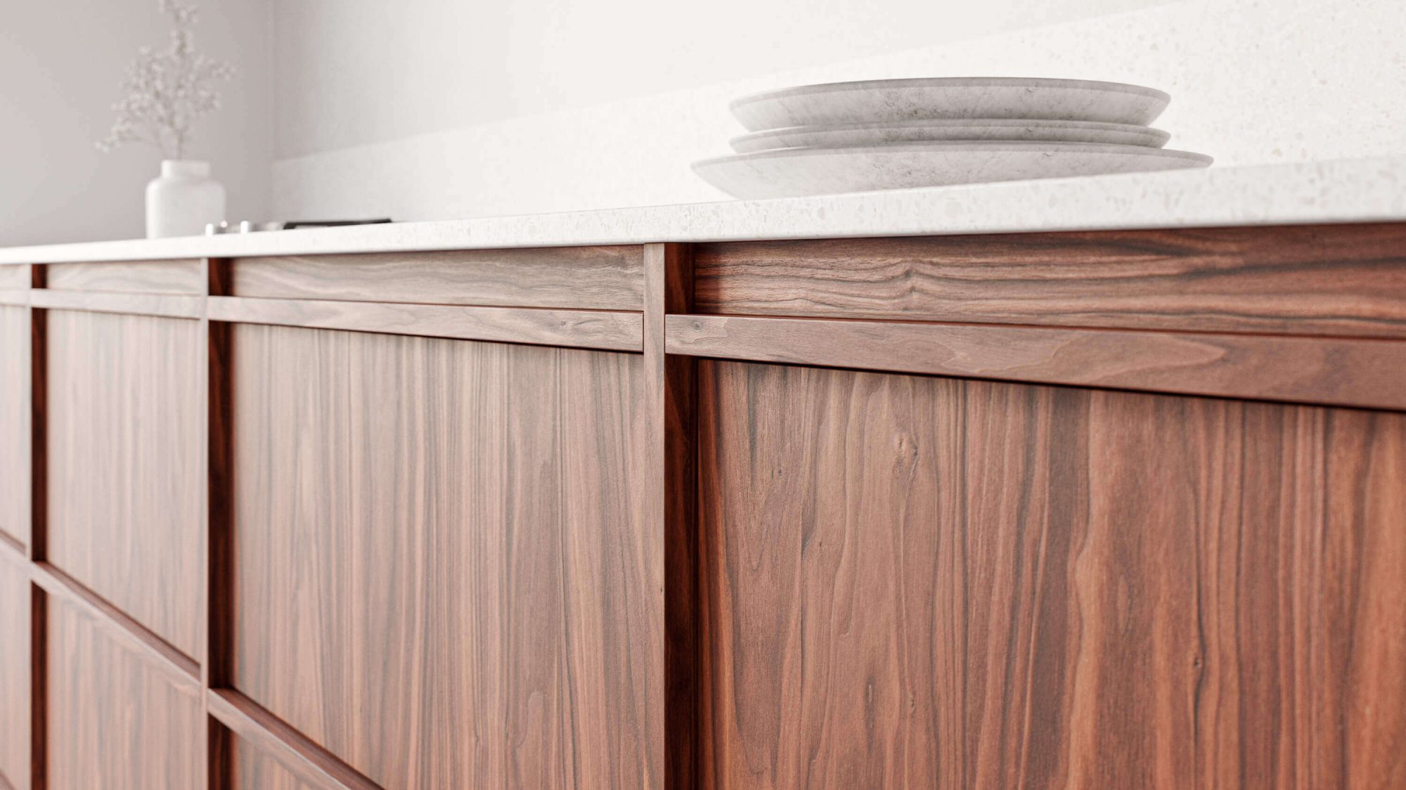 Seamless Walnut Wood Veneer Texture | Materials Of The World Seamless Walnut Wood Veneer Texture